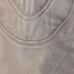 Hot Selling Men's New Fashion Wholesale <b>Winter</b> <b>Leather</b> <b>Jacket</b> Windproof Breathable Canvas Stand Collar Made in Pakistan - Product Image 6