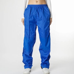 Pantalones Deportivos Exoro Apparels para Hombre, Negros, de Poliéster Ligero, Estampados, de Pierna Ancha, Cintura Media, con Cordón Elástico, Corte Holgado Informal - Product Image 5