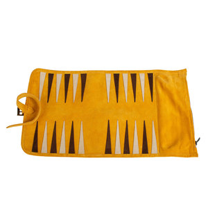 Portable Roll up <b>Backgammon</b> <b>Board</b> Set With Durable Waterproof Pu Leather Foldable Customizable Materials and Colors - Product Image 5