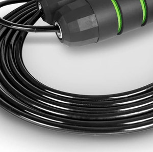 Adjustable Steel Wire Jump Rope <b>Ball</b> Bearing Foam Handle Tangle Free for Home Workout Neon Green Gym <b>Exercise</b> Jumping Rope - Product Image 6