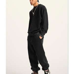 Pantalones Deportivos de Lona Ecológica para Hombre/Mujer, Estilo Vintage Oscuro, Ligeros, de Secado Rápido, Cintura Elástica de Alta Elasticidad, con Capucha para Primavera - Product Image 2