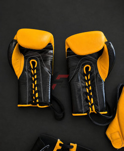 New Customise No <b>Boxing</b> No Life Gloves <b>Boxing</b> Training <b>Sparring</b> <b>Set</b> High Quality Genuine Leather Lace-Up Head And Groin <b>Set</b>. - Product Image 3