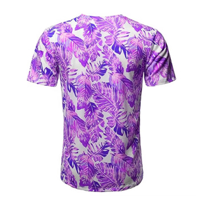 เสื้อยืดซับลิเมชั่น โพลีเอสเตอร์ 100% ไซส์ US ลายเรียบ เป็นมิตรกับสิ่งแวดล้อม แห้งเร็ว เสื้อยืดพิมพ์ลายตามสั่งสำหรับผู้ชาย - Product Image 3
