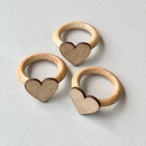 Colección de Anillos para Servilletas de Madera Hechos a Mano, Elegantes y de la Mejor Calidad - Product Image 1