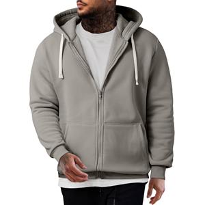 Sweat-shirts à col zippé pour hommes, décontractés, automne, polyester/coton, couleurs personnalisables, coupe classique, imprimé numérique, écologiques, avec poche, vêtements tendance - Product Image 1