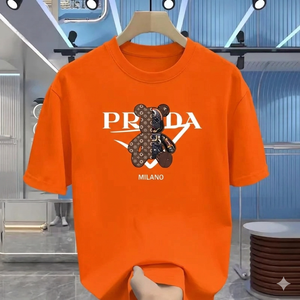 Camiseta de Hombre 100% Algodón Jersey, con Estampado de Letras, Manga Corta, 200g, Alta Calidad, Estilo Urbano, Casual, a la Moda - Product Image 5