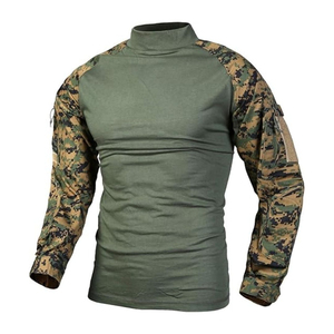 Camisas Tácticas de Camuflaje Negro al por Mayor 2026 para Hombre, de Poliéster y Algodón, Manga Larga, Transpirables e Impermeables - Product Image 3