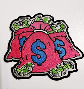 Parche Bordado Personalizado de Espada y Daga de Serpiente, Aplique Termoadhesivo Gótico con Diseño de Tatuaje para Chaquetas, Ropa y Accesorios, Venta al por Mayor - Product Image 5