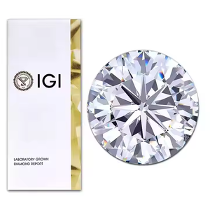 Diamante Cultivado en Laboratorio IGI CVD, Corte Redondo, Color E, Claridad VVS1 |   Piedra Suelta Facetada de Precisión para Diseños de Joyería Fina - Product Image 1
