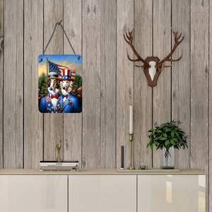 All American Borzoi Wall <b>Door</b> Hanging Prints Aluminum Metal <b>Sign</b> <b>for</b> Kitchen Bar Home Decor Front <b>Door</b> Plaque 12x16 Multicolor - Product Image 3