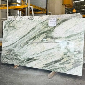 Marbre vert élégant à vendre Dalles de pierre naturelle polies de qualité supérieure Application décorative du hall de l'hôtel Plancher d'aménagement extérieur - Product Image 2