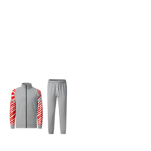 Latest Design Custom Plus Size Casual Wear 100% <b>Polyester</b> <b>Tracksuits</b> Pakistan Turn Collar Breathable Sweat-Wicking Fashionable - Product Image 3