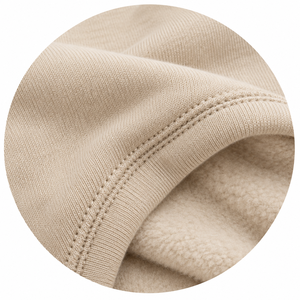 Sudadera con capucha para mujer con logo frontal, doble costura, bolsillo canguro ecológico, transpirable, diseño moderno. - Product Image 5