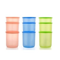 Boîte de rangement et de rangement pour aliments en plastique transparent de plusieurs tailles Bacs de rangement pour grille de cuisine Boîte de rangement transparente pour la cuisine