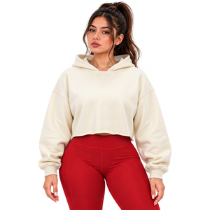 Sudadera Corta a la Cintura al por Mayor, Ropa Personalizada para Mujer, Marcas de Boutique de EE. UU., Minoristas de Ropa Urbana - Product Image 3