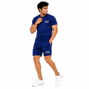 Camiseta Deportiva de Invierno para Hombre, Marca GYM ACTIVE ENTERPRISES, Estilo Vintage, Color Azul Marino, Cuello Alto, Tejida, 100% Poliéster Ecológico, ODM - Product Image 6