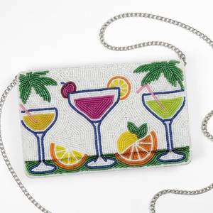 Bolso de mano formal sofisticado en azul marino con bordado de cuentas, encantador motivo de mariposa con bordado de cuentas, pequeños bolsos de mano tipo clutch. - Product Image 1