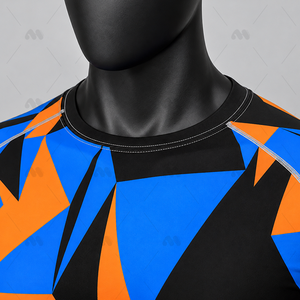 T-shirts Rash Guard à manches longues personnalisables pour hommes, Kimono Jiu Jitsu, Shorts Muay Thai, Maillots de boxe BJJ - Lot de 4 pièces - Product Image 5