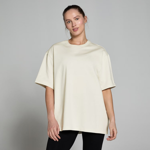 Women's Oversized Korean Style Summer Gym T-shirt Drop Shoulder Regular Fit Casual Workout <b>Top</b> Wholesale Custom Logo Streetwear - Product Image 1