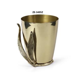 Elegant Handmade <b>Champagne</b> Ice <b>Bucket</b> with Artistic Hammer Premium Polished Metal Ice <b>Bucket</b> with Double Handles zahid exports - Product Image 1