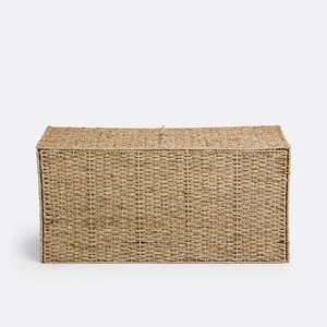Rectangular <b>foldable</b> seagrass <b>basket</b> Handmade Storage <b>Basket</b> Wholesale eco-friendly Made Viet Nam - Product Image 2
