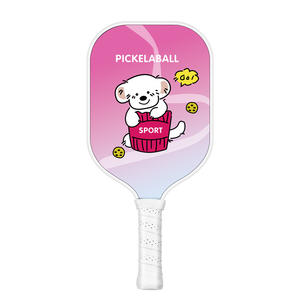 Pala de Pickleball Infantil con Diseño de Perro de Dibujos Animados, Ligera, para Adolescentes, Niños, Principiantes, Entrenamiento Deportivo, Entretenimiento, Diseño Moderno - Product Image 1