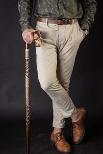 Natural Buffalo Horn Handle Waterproof Handmade Rustic Vintage <b>Walking</b> <b>Stick</b> Cane for <b>Men</b> - Product Image 3