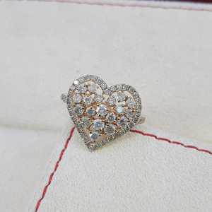 Diamond Engagement <b>Rings</b> 1.37 Ct Round Cut Natural Diamond Engagement <b>Wedding</b> <b>Ring</b> for <b>Women</b> 925 Sterling <b>Silver</b> Fine Jewelry - Product Image 3
