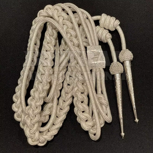 2026 Cordones de hombro personalizados con hilo de bullion, cordones de uniforme, cordones de hombro para guardia de seguridad - Product Image 6
