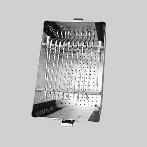 MEDZORA SURGICAL – Kit de forceps d'arthroscopie 10 pièces en acier inoxydable, manuel, certifié CE, boîte de stérilisation Classe I pour genou/abdomen - Product Image 1