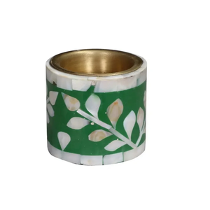 Bone Inlay Shape Pen Holder and Stand <b>Large</b> Size Wood and MOP Work <b>Desk</b> Top Pen Holder Available in India - Product Image 5