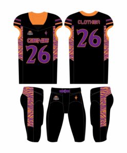 High Quality 100% Polyester Men's Adult American Football Uniform Customizable Breathable Design Set for All Seasons - Product Image 1