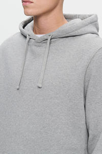 Custom Logo High Quality 350 GSM Thick Heavyweight Cotton Fleece Streetwear Heavy Pullover Oversized Hoodies Men At Low price - Product Image 6