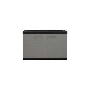 Meuble de rangement pour chaussures d'extérieur, gris et noir, pour entrée et couloir - Product Image 4