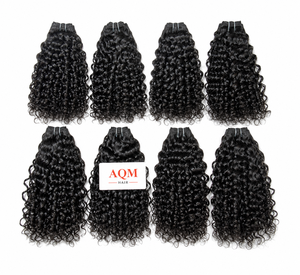 Extensions de Cheveux Humains Vierges Vietnamiens Bouclés, Sans Nœuds, Sans Perte, Tissage Double Trame, 100g - Product Image 1