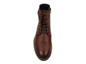 Botas Chukka Dlords Grant Brown de Cuero Genuino, Altura al Tobillo, Punta Redonda, Cierre con Cordones, Suela de Goma, Entresuela de EVA, Transpirables, para Todas las Temporadas - Product Image 3