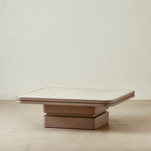 Handcrafted Reclaimed Coffee <b>Table</b> with Natural Grain Variations and <b>Matte</b> Finish Customizable Design Custom Shape Living Room - Product Image 3