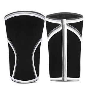 Genouillère de compression sportive unisexe en néoprène 7 mm, manchon de soutien pour haltérophilie, coudières et genouillères à compression - Product Image 2