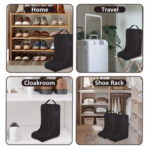 Sac de transport en toile imperméable et anti-poussière pour bottes, robuste, avec fermeture éclair, pour hommes et femmes, idéal pour bottes de cowboy - Product Image 5