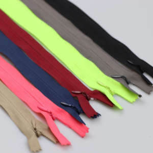 Direct Factory Sale Wholesale 3# Nylon Invisible Hidden <b>Zipper</b> Colorful Fabric Apparel <b>Zippers</b> Stock for Dress Garments - Product Image 6