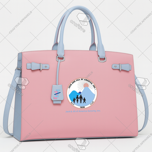 Bolso Tote Jack and Jill Of America Personalizado de Cuero PU Premium, Maletín para Mujer, Bolso de Trabajo, Bolso de Mano para Portátil de Hermandad - Product Image 1