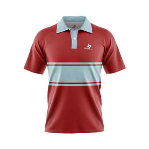 Chemise polo personnalisée, écologique, anti-rides, de haute qualité, mélange de polyester et de coton, logo personnalisé sur le devant, chemises décontractées pour hommes - Product Image 5