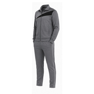 Custom Men Athletic Tracksuits Fleece Sport Training Suit Zip Jacket Jogger <b>Pants</b> Wholesale OEM Gym Wear Manufacturer Sportswear - Product Image 3