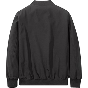 Best Quality Winter Breathable Waterproof Eco-Friendly <b>Fleece</b> Customized Material Made Men Bomber Jackets Long Sleeve - Product Image 2