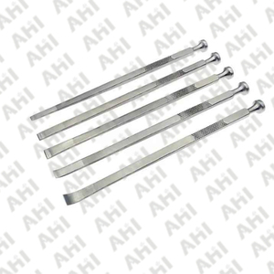 AHI Ensemble d'osteotomes dentaires allemands en acier inoxydable, ciseaux à os manuels, osteotomes droits et courbés - Product Image 5