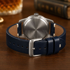 Correas de Reloj de Cuero Hechas a Mano, Costuras Duraderas, Cierre Ajustable, Cómodas para Usar en la Muñeca, Uso Diario, Moda - Product Image 2