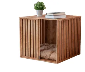 Cuccia per Gatti Ecologica e Moderna, Letto per Gatti in Legno, Gabbia per Animali Domestici da Soggiorno - Product Image 1