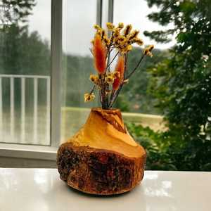 Jarrón de Bambú y Madera Ecológico Más Vendido con Patrones Intrincados Tallados a Mano para una Decoración Elegante del Hogar a los Mejores Precios - Product Image 6