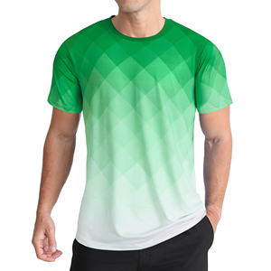 Wholesale Custom Mens Performance Mesh Shirts Gym Fitness Athletic Training Clothing Manufacturer Sports Vest Activewear <b>Tshirts</b> - Product Image 1