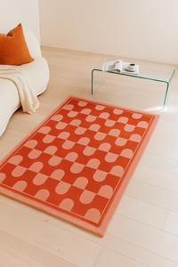 High Density Geometric Area Rug - Soft Touch Modern Living Room Carpet, <b>Large</b> Anti-Slip Floor <b>Mat</b> for Bedroom & Guest Room - Product Image 3